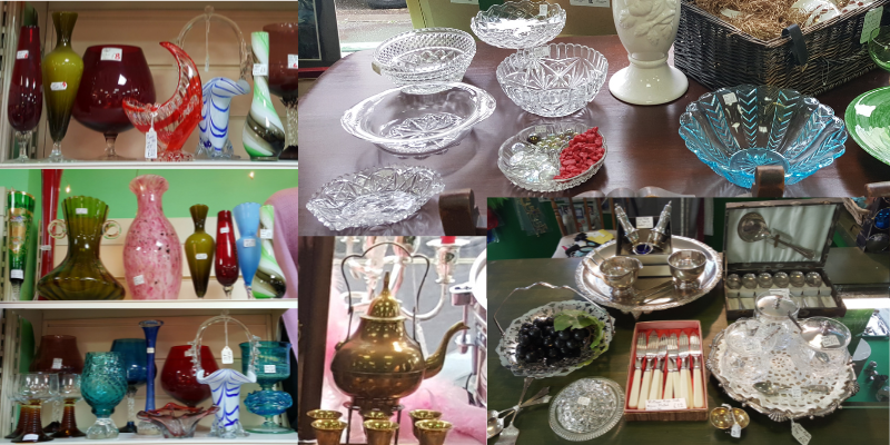 Glassware, Silver/Brass etc
